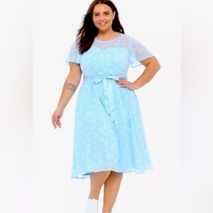 NWT Disney Alice In Wonderland Dress Size 18 - RARE and Retired Pattern - Torrid
